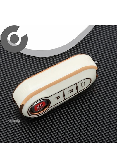 Fiat 500 Doblo Fiorino Punto Ducato Bravo Panda Tpu Anahtar Kılıfı Mavi Gold