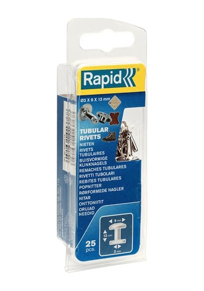 Rapid Boru Perçin 9x3x13mm Çap 10x3 25 Ad. 5000416