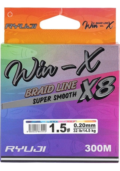 Ryuji Winx 0.18mm 300m Multicolor 8 Kat İp Misina 12.7kg Çeker