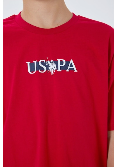 U.s. Polo Assn. Erkek Çocuk Kırmızı Bermuda Takım Kırmızı