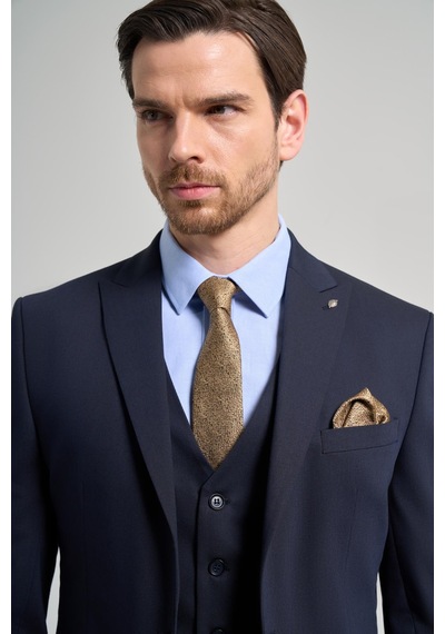 İmza Koyu Lacivert Kendinden Desenli 2 Düğme Classic Esnek Slim Fit Takım Elbise 1001250156 Koyu Lacivert İmza Koyu Lacivert Kendinden Desenli 2 Düğme Classic Esnek Slim Fit Takım Elbise 1001250156 Koyu Lacivert