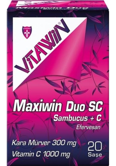 Vitawin Maxiwin Duo Sc Sambucus+C Efervesan 20 Saşe