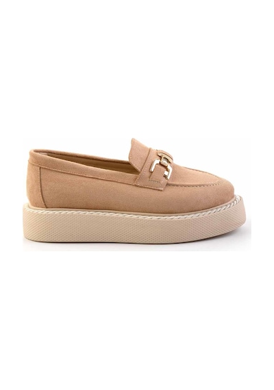 Bambi Camel Kadın Loafer Ayakkabı K01192180002 Camel