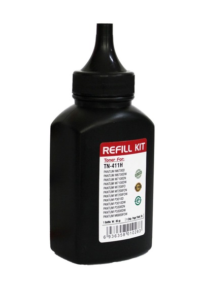 Fast Pantum Tl410h - Tn411h Refill- M6700-m6800- M7200-p3010 1toz+3k Chip Toner Dolum Kiti