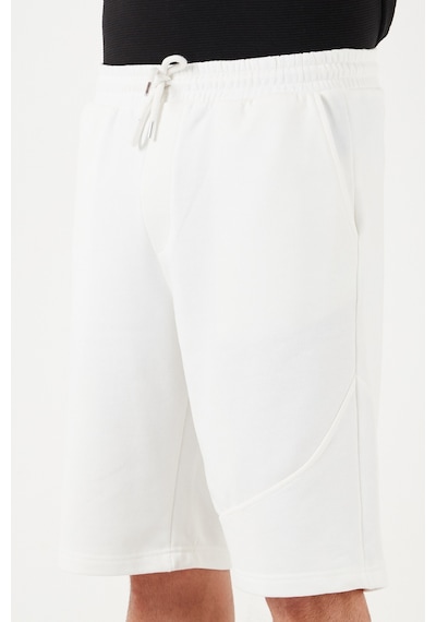 Buratti Belden Bağlamalı Pamuklu Cepli Regular Fit Erkek Short 5908041 Ekru