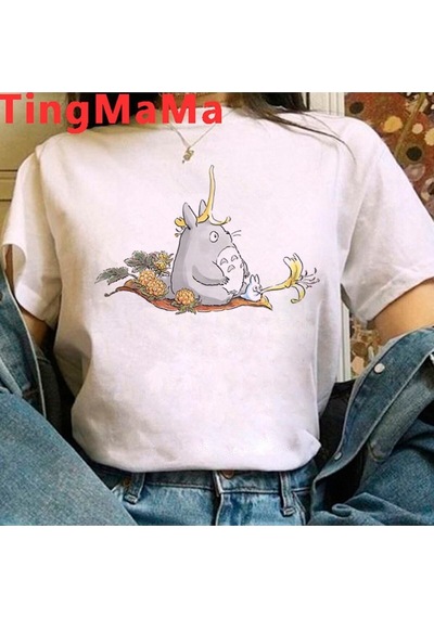 Noıssey Kırmızı Etiket Galashop Stüdyo Totoro Totoro Ruhların Kaçışı T Shirt Model40 17694 Beyaz