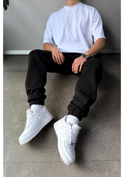 Flaw Regular Jogger Eşofman Altı Siyah Siyah