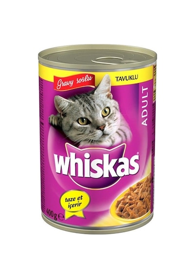 Whiskas Tavuk Etli Konserve Yetişkin Kedi Maması 400 G