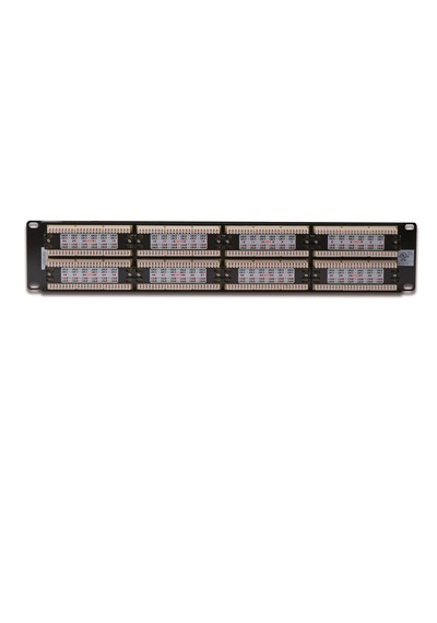 Digitus 19 Inch Cat 6 Utp Patch Panel, Zırhsız, 48 Port Rj45, 8p8c, Lsa, 2u Siyah Renk Ral 9005-18193