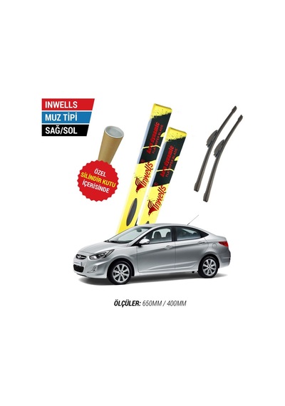 Hyundai Accent Blue İnwells Muz Silecek (2011-2015)
