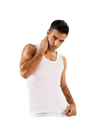 Bonbonetti Erkek Pamuklu 6 Li Paket Atlet Beyaz 3Xl Beyaz