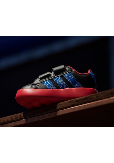 Adidas Grand Court Spider-man Cf I Bebek Günlük Ayakkabı Jq7828 Siyah Siyah