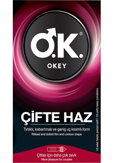 Okey Ultra Hisset Prezervatif 20'li + Çifte Haz Prezervatif 10'lu