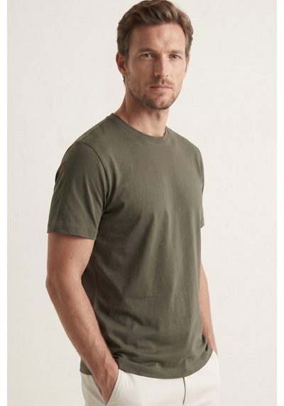 Elemge Pamuk Likra Vücuda Oturan Magic Fit Haki Erkek T-shirt Compact Penye Kısa Kol Esnek Tişört Elastan Elemge Pamuk Likra Vücuda Oturan Magic Fit Haki Erkek T-shirt Compact Penye Kısa Kol Esnek Tişört Elastan