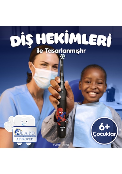 Oral-b İo Çocuk 6+ Marvel Spider Şarjlı Diş Fırçası Yedek Başlığı 4 Adet