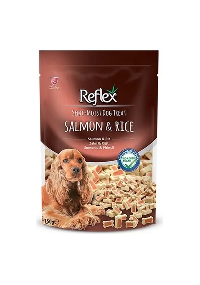 Reflex Semi Moist Somon Ve Pirinç Kalpli Köpek Ödül Maması
