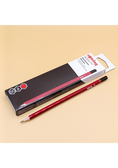 Rotring Hb Siyah Kurşun Kalem 12 Li Kutu Yazı Ve Çizim Kalemi Kırmızı