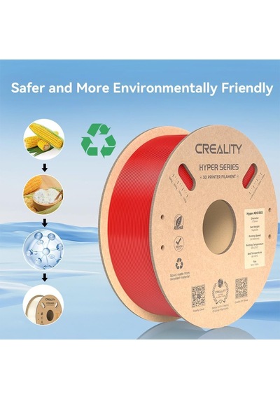 Creality Hyper Abs Kırmızı Filament 1.75mm 1000gr - Urhanshop Yetkili Satış
