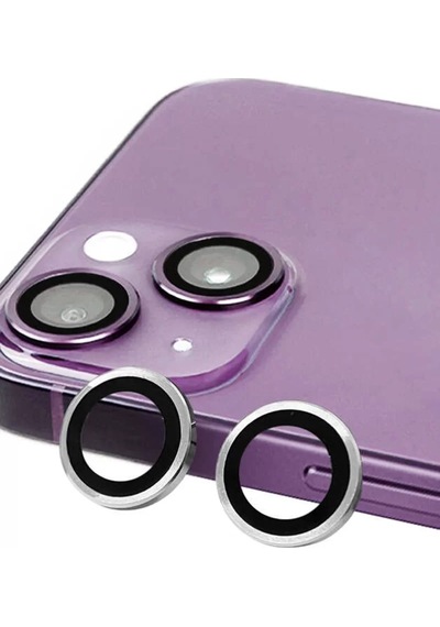 Newface Apple İphone 14 Plus Raze Metal Kamera Lens - Gümüş