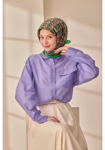 Silk Home Aura Eşarp 140006-22 Yeşil, Acı Kahve, Ekru, Somon, Pembe, Mint