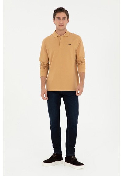 U.s. Polo Assn. Erkek Camel Sweatshirt 50295169-vr015 Camel
