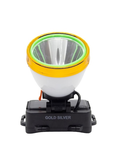Gold Silver Gs 475 60w Güneş Enerjili Kafa Lambası Siyah