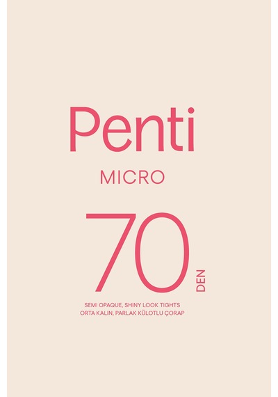 Micro 70 Siyah Külotlu Çorap-pentilicious Siyah