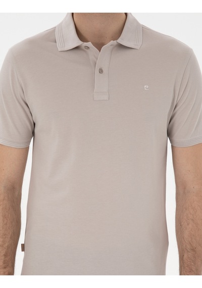 Pierre Cardin Erkek Taş Tişört Basic 50302561-vr049 Taş