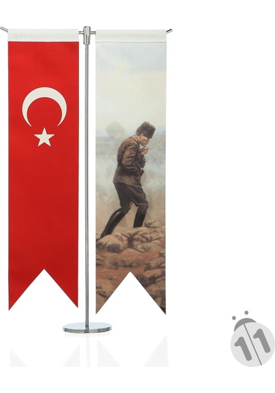 Türk Bayrağı ve Gazi Atatürk Masa Bayrak Takımı