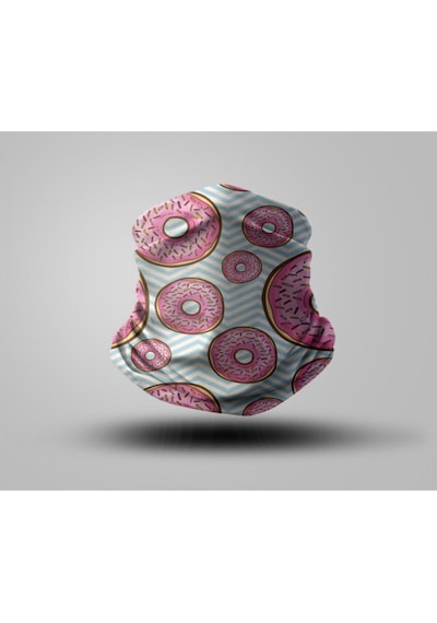 Buffalo Pembe Unisex Motosiklet Bandanalar Siyah