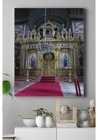 Kilise Kutsal Mekan Kanvas Tablo 4 21 X 30