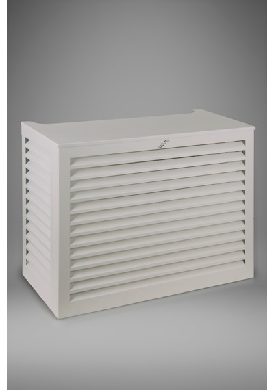 Klima Motoru/dış Ünite Gizleme/koruma Kafesi Xl 120x62x150 H Açısız Condor Beyaz