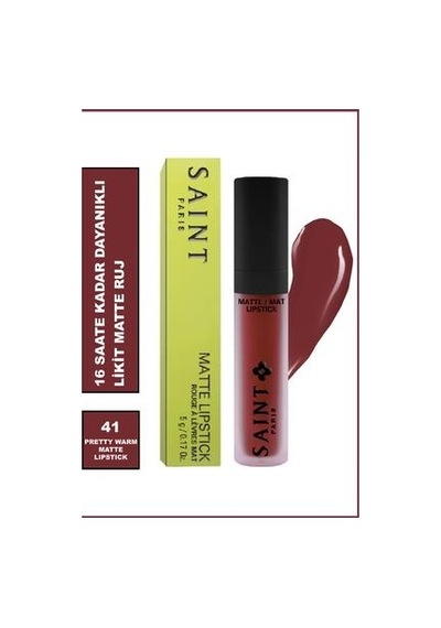 Luxury Prestige Saint Paris Matte Lipstick 41 Pretty Warm
