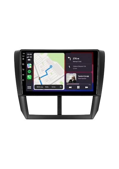 Subaru Forester 2008-2012 Android Multimedya Carplay Android Auto Navigasyon Kameralı 6gb Ram 64gb 9"