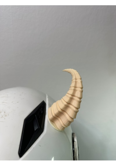 Motor & Motosiklet Bej Viking Boynuz Kask Dış Aksesuarı Diğer