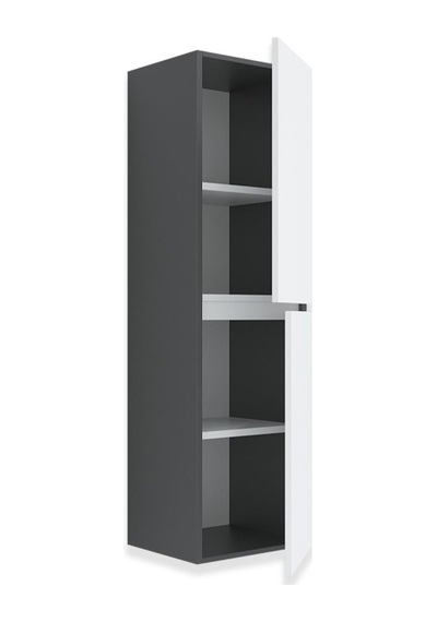 Teta Home Tokyo Mdf Banyo Boy Dolabı Antrasit-beyaz Antrasit - Beyaz