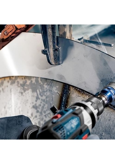 1 X Pro Sheet Metal Power Change Plus Delikli Testere Paslanmaz Çelik Levhalar, Çelik Levhalar, Ø 27 Mm, Profesyonel Aksesuar Döner Matkap/sürücü
