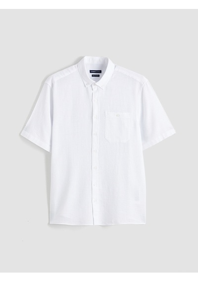 Lcwaıkıkı Classic Beyaz Regular Fit Poplin Erkek Basic Gömlek