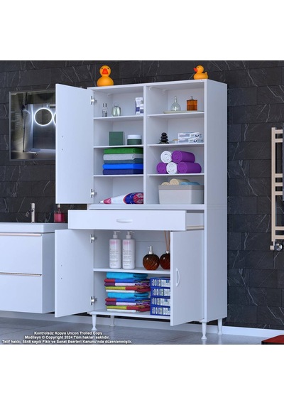 Eliusta Funci Beyaz Renk G:95 Cm Banyo Dolabı 3 Kapaklı 7 Raflı Dolap 95x173x32,5 Cm Boyutlarında Dolap Beyaz Eliusta Funci Beyaz Renk G:95 Cm Banyo Dolabı 3 Kapaklı 7 Raflı Dolap 95x173x32,5 Cm Boyutlarında Dolap Beyaz
