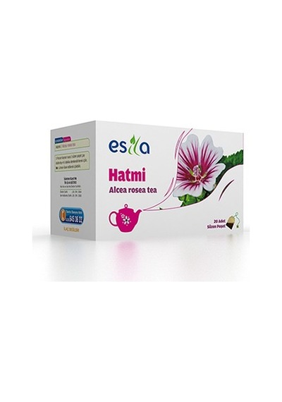 Esila Hatmi Çiçeği Bitki Süzen Poşet Çay 20 x 2 G