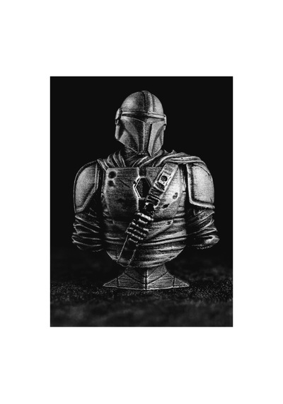 Mandalorian 15 Cm Büst Figür Star Wars