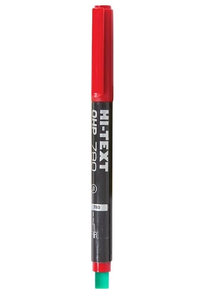 Hı-text Asetat Kalemi S Kırmızı 780sk Diğer