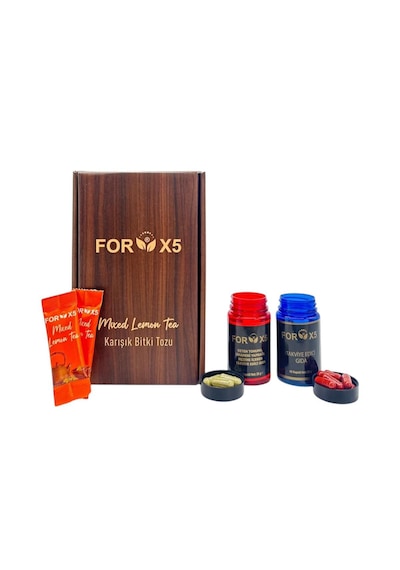 Form Kontrolüne Destek Bitkisel Kapsüller & Bitkisel Limon Aromalı Karışım