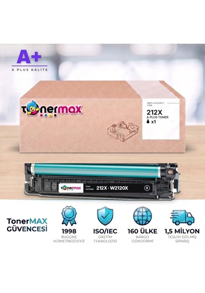 Hp 212x W2120x Siyah Uyumlu Toner A Plus / Color Laserjet Enterprise M554 / M555 / Mfp M578