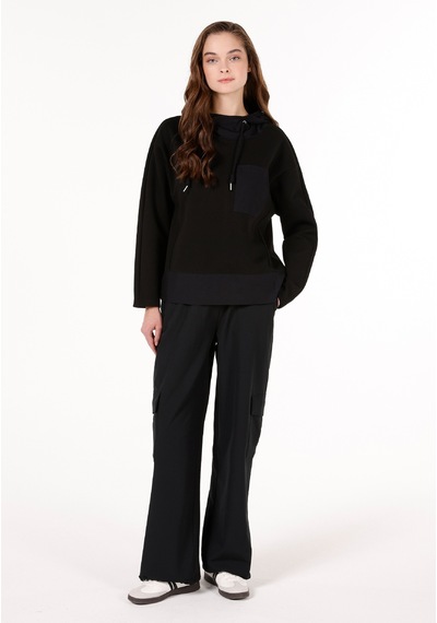 Colin's Colins Siyah Kadın Tshirt U.kol Cl1071202 Q1.v1 Blk Siyah