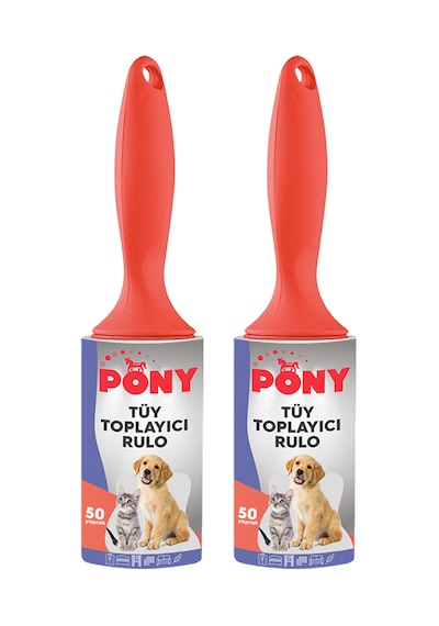 Pony Tüy Toplayıcı Rulo 50 Yaprak 2'li