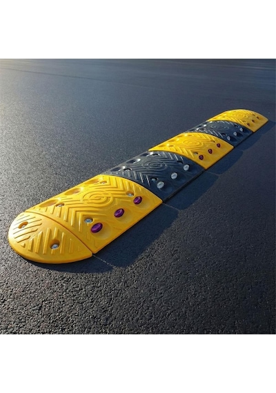 2,5 Metre Oval Hız Kesici Set Modüler Yol Kasisi Çözümü-875