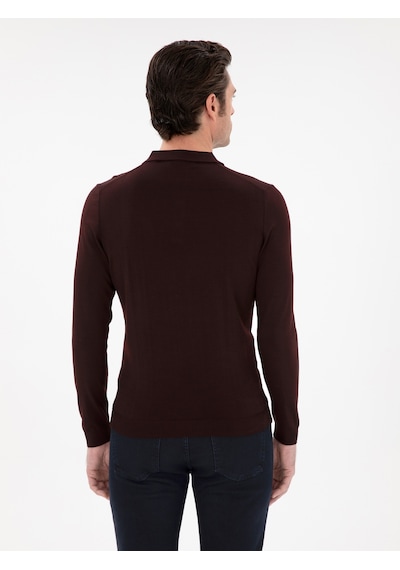 Cacharel Erkek Bordo Kazak /triko 50293274-vr014 Kırmızı