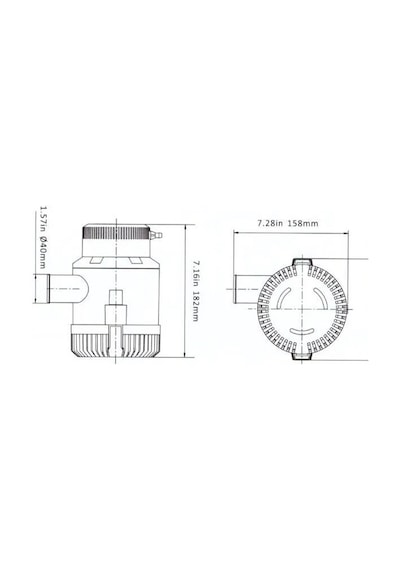 Seaflo Sintine Pompasi 3000 Gph 12 V