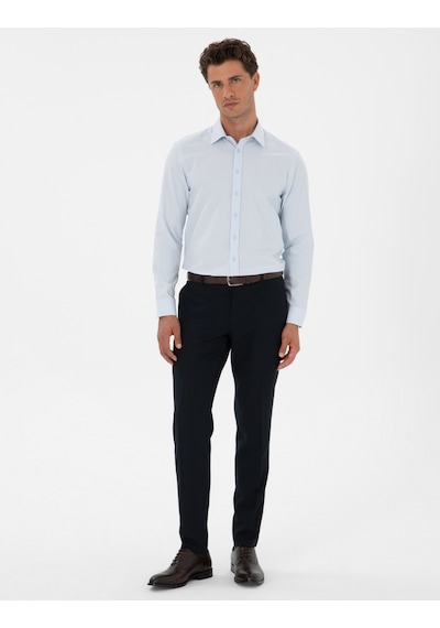 Pierre Cardin Erkek Açık Mavi Gömlek Desenli 50312180-vr003 Açik Mavi